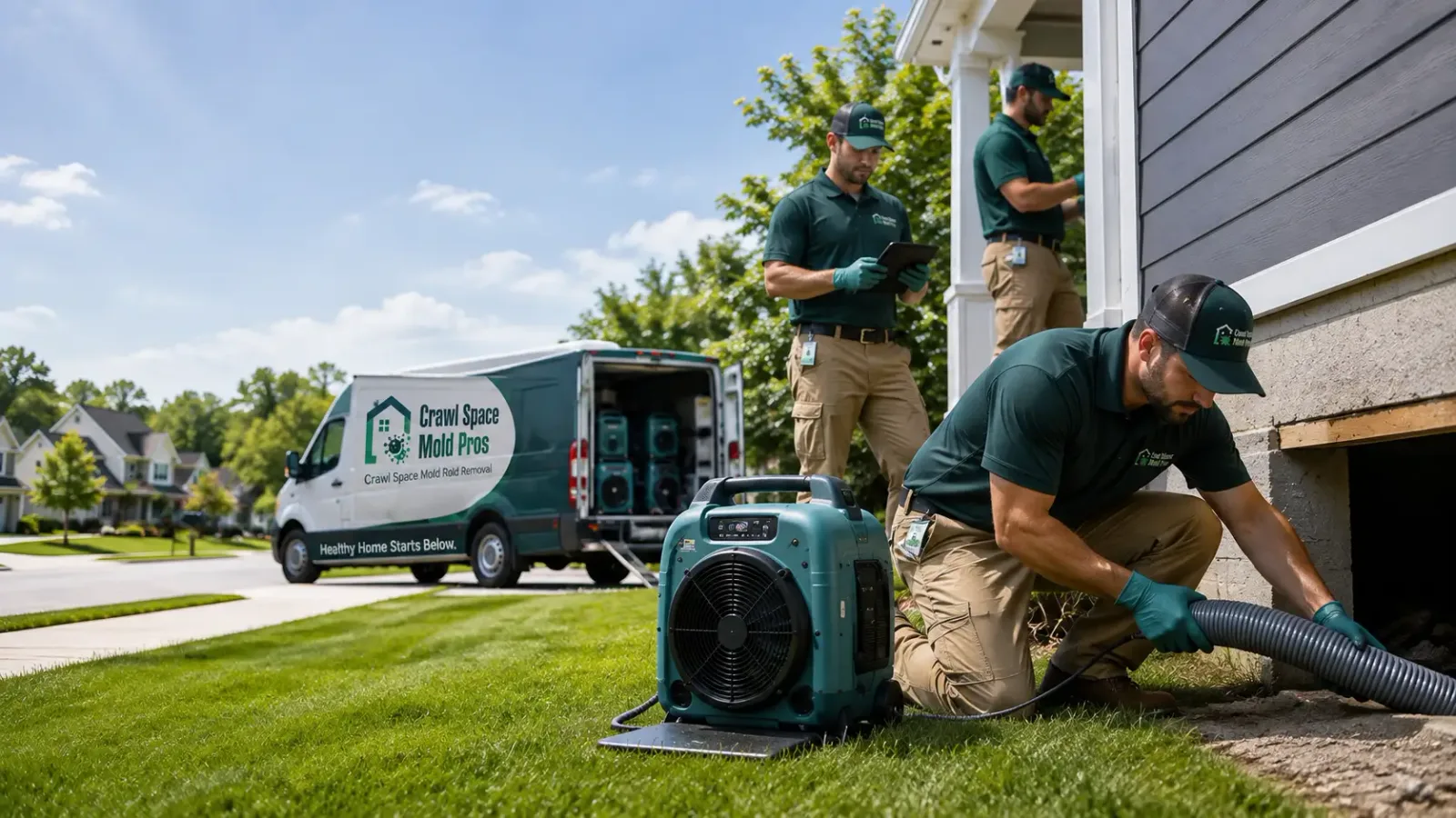 Crawl Space Mold Removal in Cedar, MI